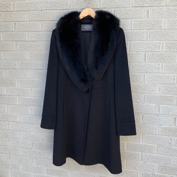 Dominic Bellissimo Fine Wool & Fox Collar Coat - Picture 3 of 14